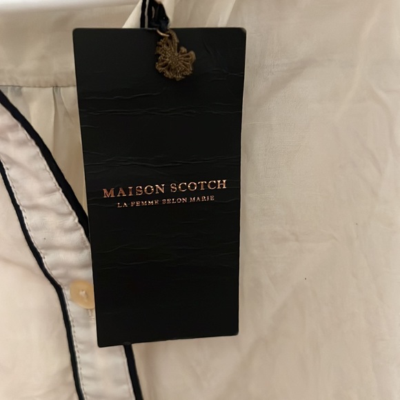 Maison Scotch Light and sheer Blouse..Never worn with tags. - Picture 2 of 7